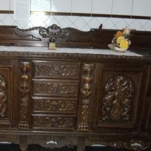 S3571 Neogotycki zestaw do jadalni, XX w.