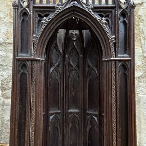 S3605 Neogotycki ołtarzyk, XIX w.