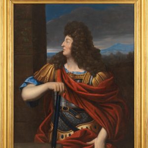 S3628 Ludwik XIV, Olej na płótnie, XVII w.
