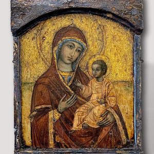 S3773 Madonna z Dzieciątkiem, Tempera na drewnie, XVII w.