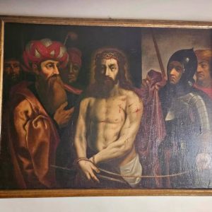 S669 Ukrzyżowanie, Duży olej na płótnie, XVI w.