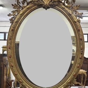 S2593 Owalne lustro, XIX w.