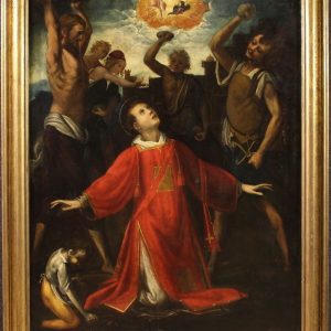 S3782 Męczeństwo św. Szczepana, Olej na drewnie, XVII w.