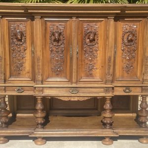 S3789 Duże renesansowa szafka, XIX w.