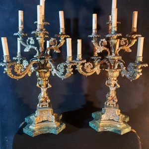 S2722 2 x Kandelabr, XIX w.