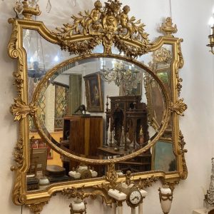 S3242 Lustro z cherubami, XIX w.