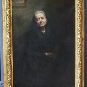 S2637 Portret, Olej na płótnie, XIX w.