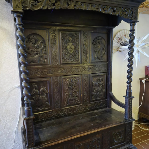 S620 Ławka/Skrzynia z baldachimem