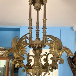 S660 Żyrandol ze smokami, XIX w.