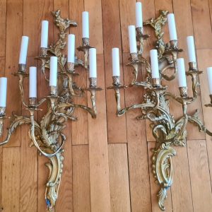 S863 Para dużych kinkietów, XIX w.