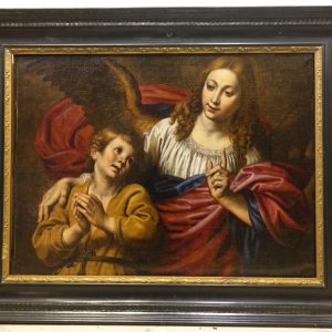 S1036 Tobiasz i Anioł, Olej na płótnie, XVII w.