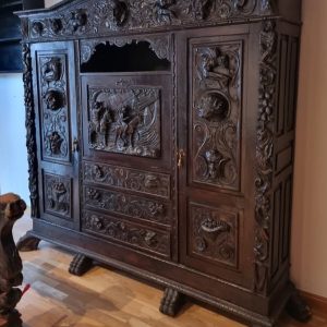 S3838 Biblioteka ze scenami z Don Kichota