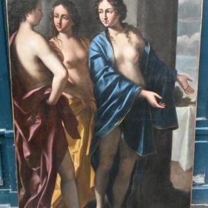 S1337 Trzy Gracje, Olej na płótnie, XVII w.