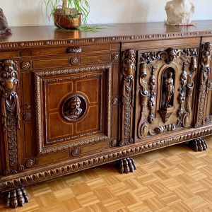 S1734 Duży renesansowy bufet, XX w.