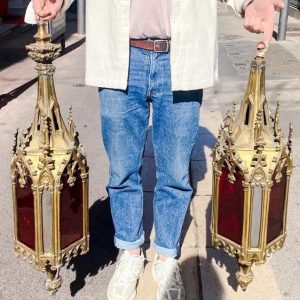 S1004 Para neogotyckich latarni procesyjnych, XIX w.