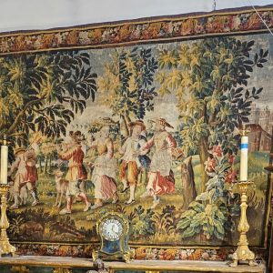 S2816 Wiejska zabawa, Duży gobelin, XVIII w.