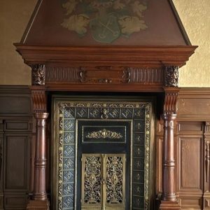 S3144 Duży renesansowy kominek, XIX w.