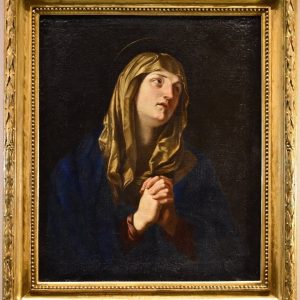 S3331 Maryja Dziewica w modlitwie, Olej na płótnie, XVII w.