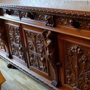 S1524 Renesansowy bufet + kredens