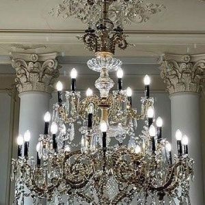 S3969 Duży żyrandol, XIX w.