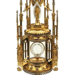 S3994 Gotycka monstrancja, XIX w.