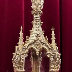 S4003 Gotycki relikwiarz, XIX w.