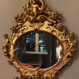 S854 Owalne lustro, XVIII w.