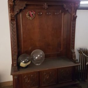 S4088 Ławka/Skrzynia z wieszakiem