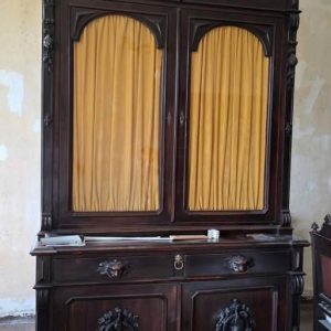 S1554 Barokowy kredens + krzesła