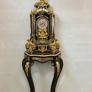 S1641 Barokowy zegar Boulle + konsola