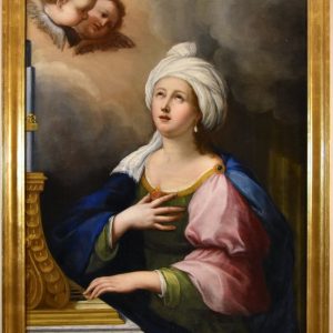 S2638 Święta Cecylia, Olej na płótnie, XVII w.