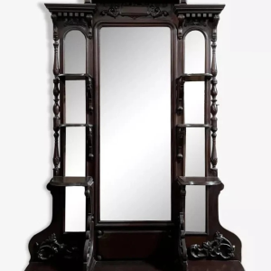 S4130 Renesansowe lustro z półkami, XIX w.