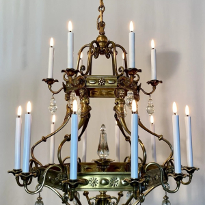 S4133 Renesansowy żyrandol, XIX w.