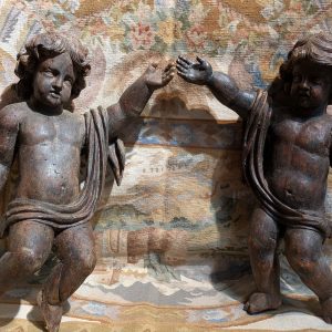 S3982 Para aniołów, Barokowe rzeźby, XVIII w.