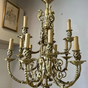 S4015 Neogotycki żyrandol, XIX w.
