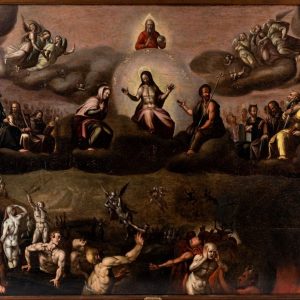 S4161 Piekło i niebo, Olej na drewnie, XVI w.