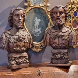 S4173 Para relikwiarzy w kształcie świętych, XVII w.