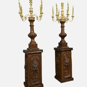 S3170 Para dużych renesansowych kandelabrów, XIX w.