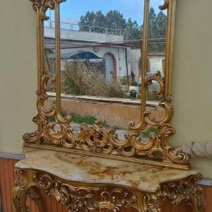 S3495 Barokowa konsola z lustrem