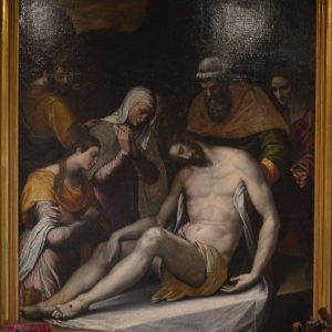 S3671 Opłakiwanie Chrystusa, Olej na płótnie, XVI w.