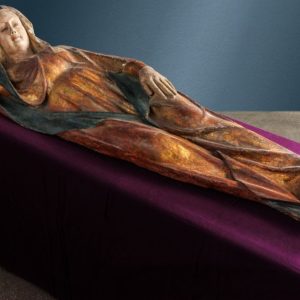 S4220 Leżąca Madonna, Rzeźba, XV w.