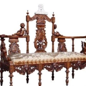 S4252 Ławka z puttami, XIX w.