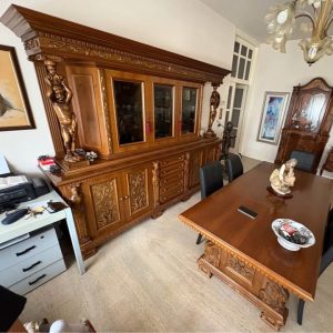 S4258 Kredens + stół, XX w.