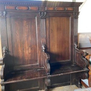 S4264 Ławka kościelna, XIX w.