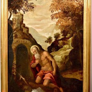 S1109 Święty Hieronim, Olej na płótnie, XVI w.