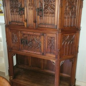 S1458 Neogotycka szafka, XIX w.