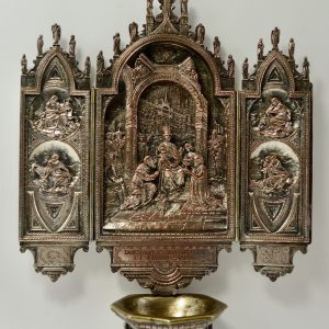 S2390 Kropielnica z tryptykiem, XIX w.