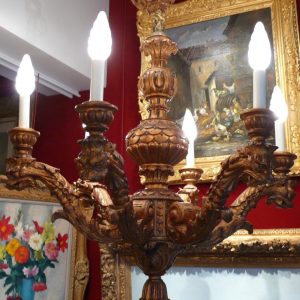 S3877 Żyrandol, XIX w.