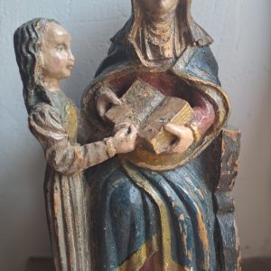 S4178 Święta Anna i Maryja Dziewica, Rzeźba, XVI w.