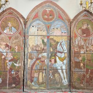 S4241 Neogotycki tryptyk, XIX w.